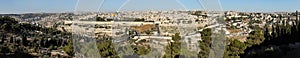 Panorama of old Jerusalem