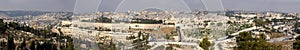 Panorama of old Jerusalem