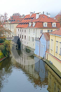 Panorama of an old Prague