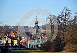 Panorama of the Old Town of Bad Berka, Thuringia