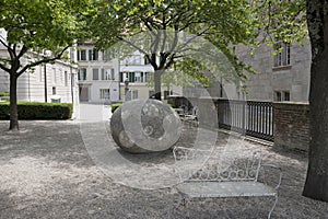 Panorama of old town of city of Lausanne, Switzerland