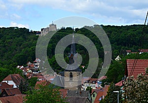 Panorama of the Old Town of Kranichfeld, Thuringia