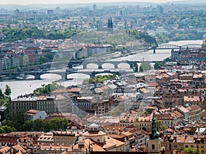 Panorama of Old Town Prague