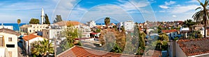 Panorama of old town. Rooftop view. Larnaca. Cyprus