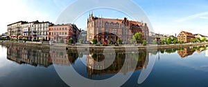 Panorama over the Brda in Bydgoszcz