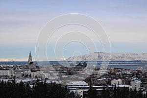 Panorama over Reykjavik