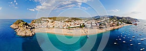 180 panorama over Tossa de Mar, Spain photo