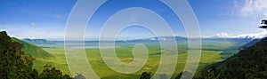 Panorama overlooking Ngorongoro crater, Tanzania