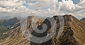 Panorama z vrcholu Pachola v Roháčích