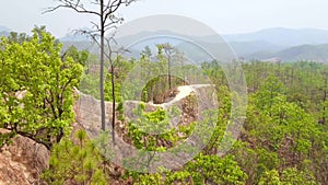 Panorama of Pai Canyon, Thailand