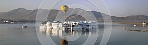 Panorama from the palace Jal Mahal Water Palace, Jaipur, India