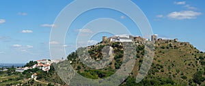 Palmela Castle and historical village panorama photo