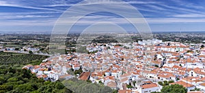 Panorama of Palmela, Portugal photo