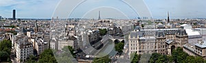 Panorama of Paris from Notre Dame