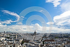 Panorama of Paris, overlooking the Pantheon