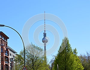 Panorama and Park in the Neighborhood Mitte, Berlin