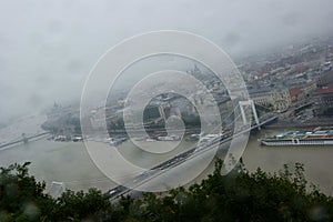 Skyline of Budapest and Danubio photo