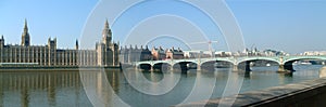 Panorama - Parliament and Westminster bridge