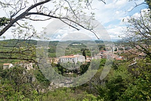 Panorama of the Pazin castle