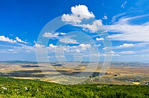 Panorama of PeÅ¡ter plateau landscape