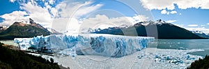 Panorama of Perito Merino Glacier, Argentina