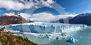 Panorama of the Perito Moreno Glacier