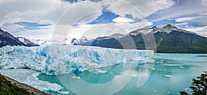 Panorama of Perito Moreno Glacier in Patagonia - El Calafate, Argentina