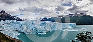 Panorama of Perito Moreno Glacier in Patagonia - El Calafate, Argentina