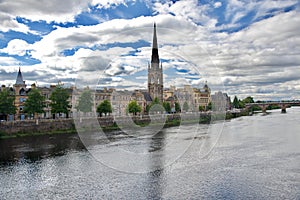 Panorama of Perth city