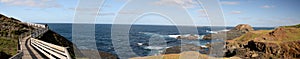 Panorama of Phillip Island Nature Park at the penguin parade