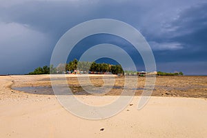 Wonderful beach  at  batam bintan indonesia photo