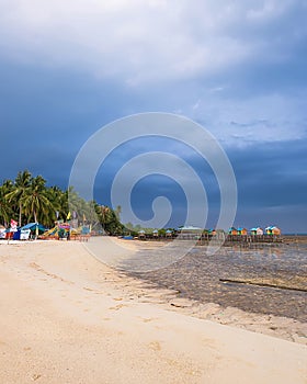 Wonderful beach  at  batam bintan indonesia photo