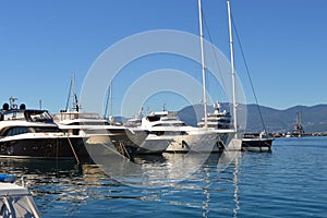 Panorama photo of Rijeka on a sunny day