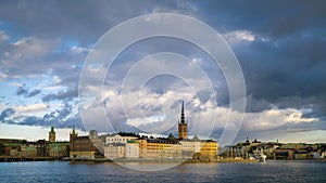 Panorama photo of Stockholm City