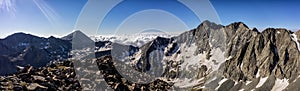 Panorama Photograph. Colorado Rocky Mountains, Sangre de Cristo Range