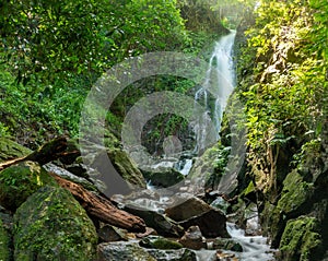 Panorama Photographaphy of Pha Ngam Ngon Waterfall