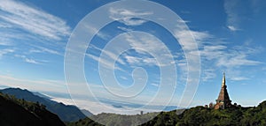 Panorama - Phra Mahathat Napamethaneedol, Chiang Mai, Thailand