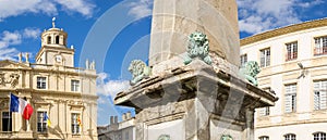 Panorama Place de Republique Arles, France photo