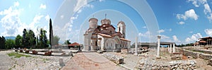 Panorama of Plaosnik and St Clement s Church - St Panteleimon, Ohrid, Macedonia