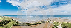 Panorama of the Pointe de Chassiron on the island of OlÃ©ron