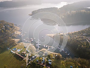 Panorama of Polanczyk area