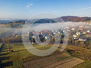 Panorama of Polanczyk area