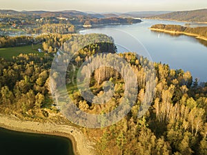 Panorama of Polanczyk area
