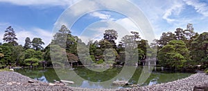 Panorama of the pond imperial palace.