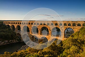 Panorama of Pont Du Gard