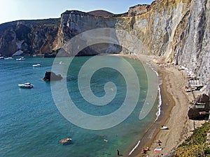 Panorama by Ponza Island, Italy