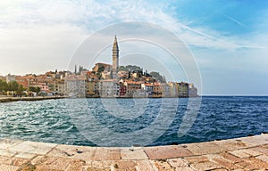 Panorama of Porec, Croatia