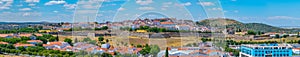 Panorama of Portuguese town Elvas from fort of Saint Luzia...