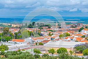 Panorama of Portuguese town Serpa