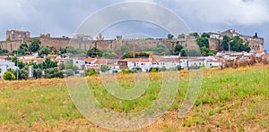 Panorama of Portuguese town Serpa